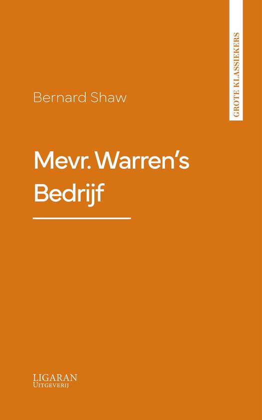 Mevr. Warren's Bedrijf - cover
