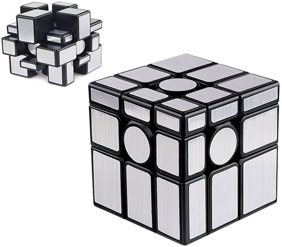 Mirror Cube Silver - breinbreker - puzzel - kubus - 3x3 cube - New Edition - Fanxin