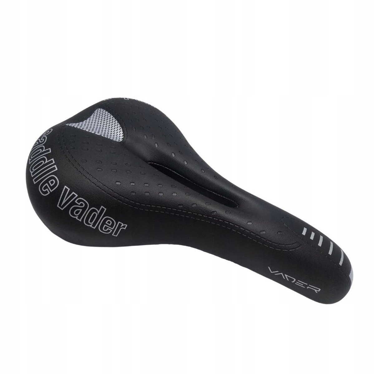 Zwart Zadel voor Heren - Anti-Compressie, 265x155mm
