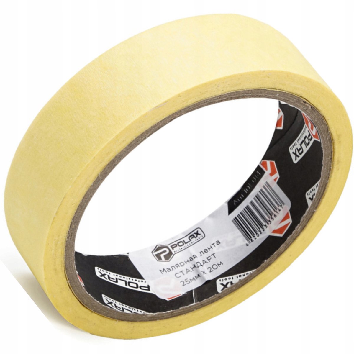 Gele schilderstape 25 mm x 20 m - Kreppapier, geen lijmresten