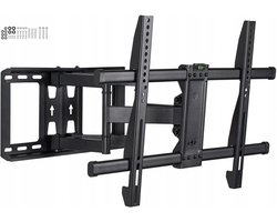 Draaibare TV-muurbeugel voor LG OLED48C22LB, verstelbaar