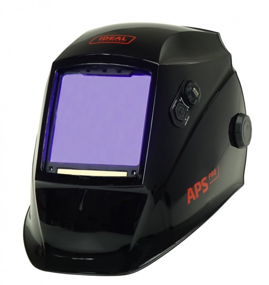 IDEAL APS Pro X99CD ZWART laserhelm TrueView+, 5 sensoren, 1/1/1/1 optische klasse