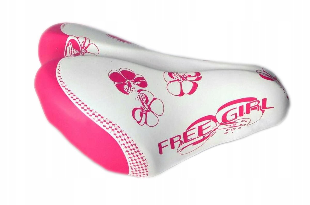 Monte Grappa FLY BABY kinderfietszadel - roze/wit