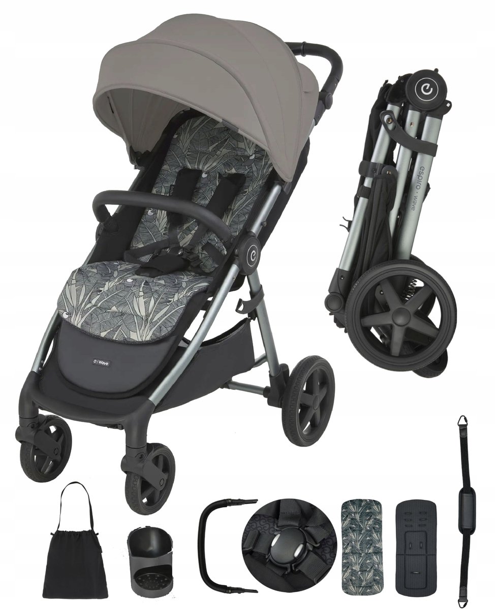 Espiro Wave 317 Kinderwagen - Lichtgewicht, Inklapbaar, tot 22 kg