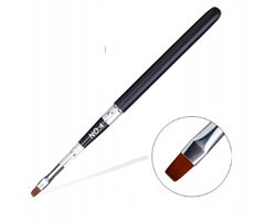 KUNA Professional Opvouwbare Gel Penseel LUX #4 Metaal Zwart