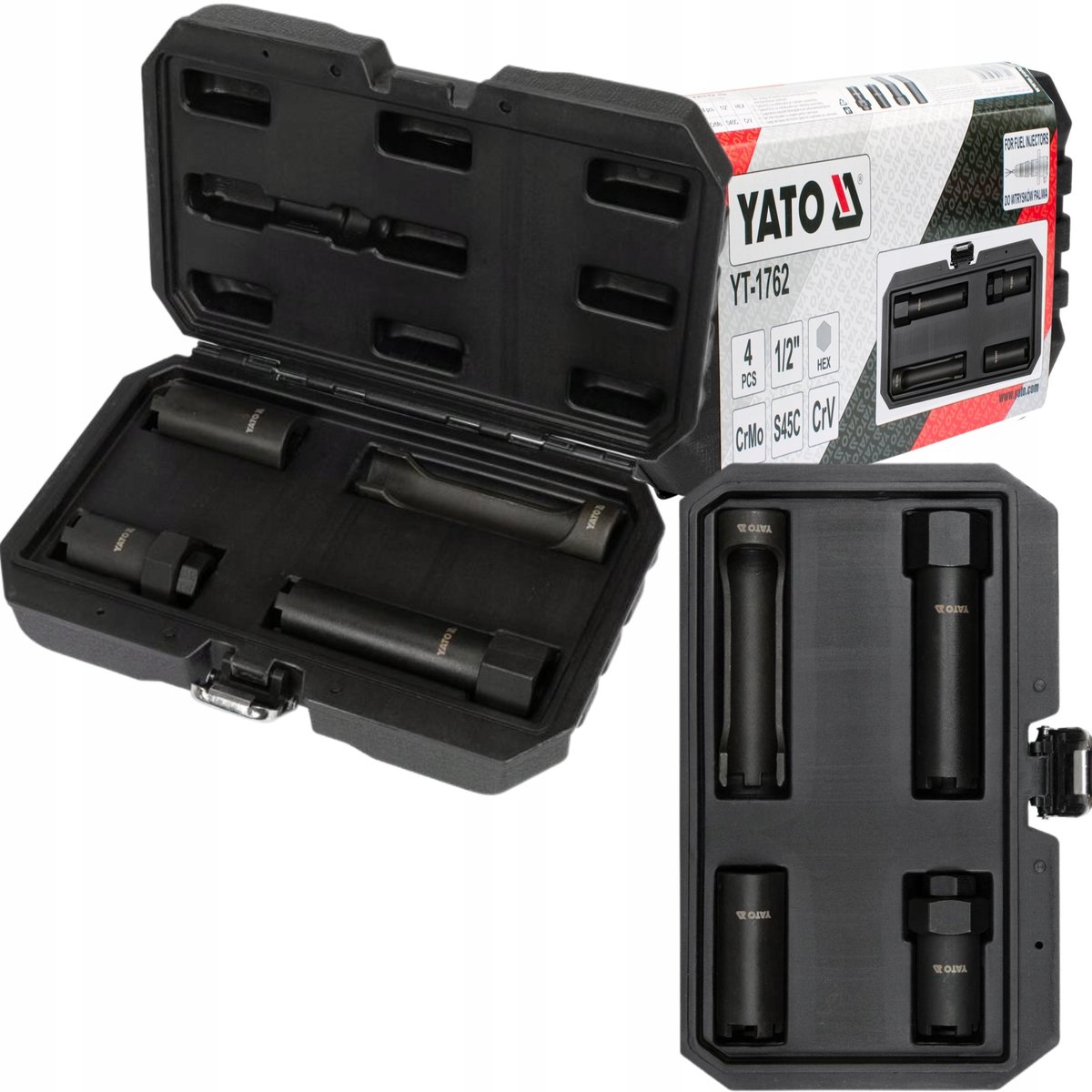 YATO spoelsleutelset voor YT-1762 injectoren