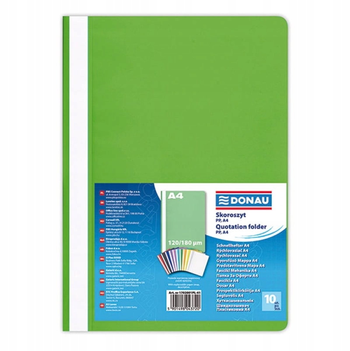 Donu PP Donu PP A4 Lichtgroen 120/180 Micron