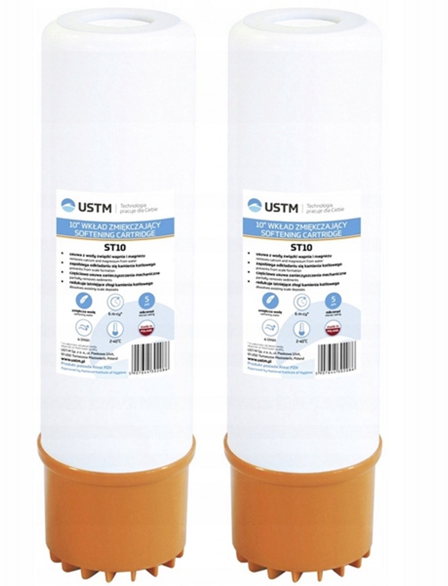 2x UST-M ST10 Waterontharder Filterpatroon