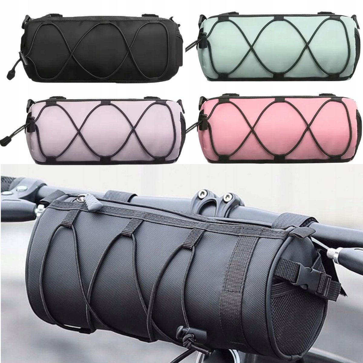 Veelzijdige Fiets Frame & Stuur Tas - Waterdicht & Ruim