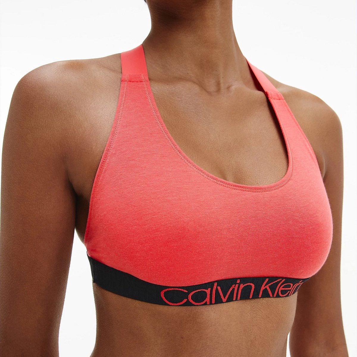 Calvin Klein CK - Bralette - Vrouwen - Punch Pink Roze - Zwart