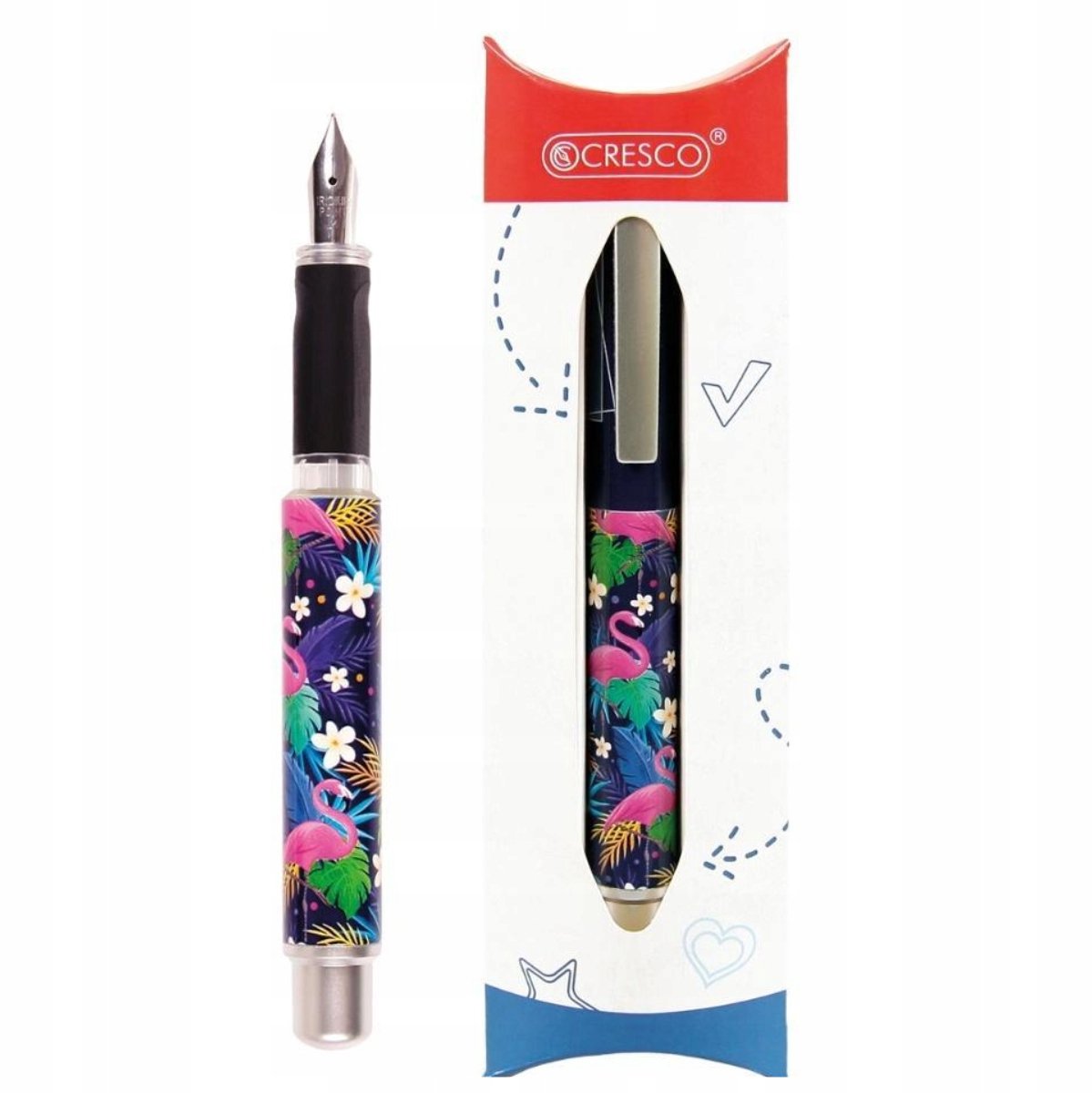 Cresco GO PEN V3 Vulpen - Flaming Kleur, Iridium Penpunt M