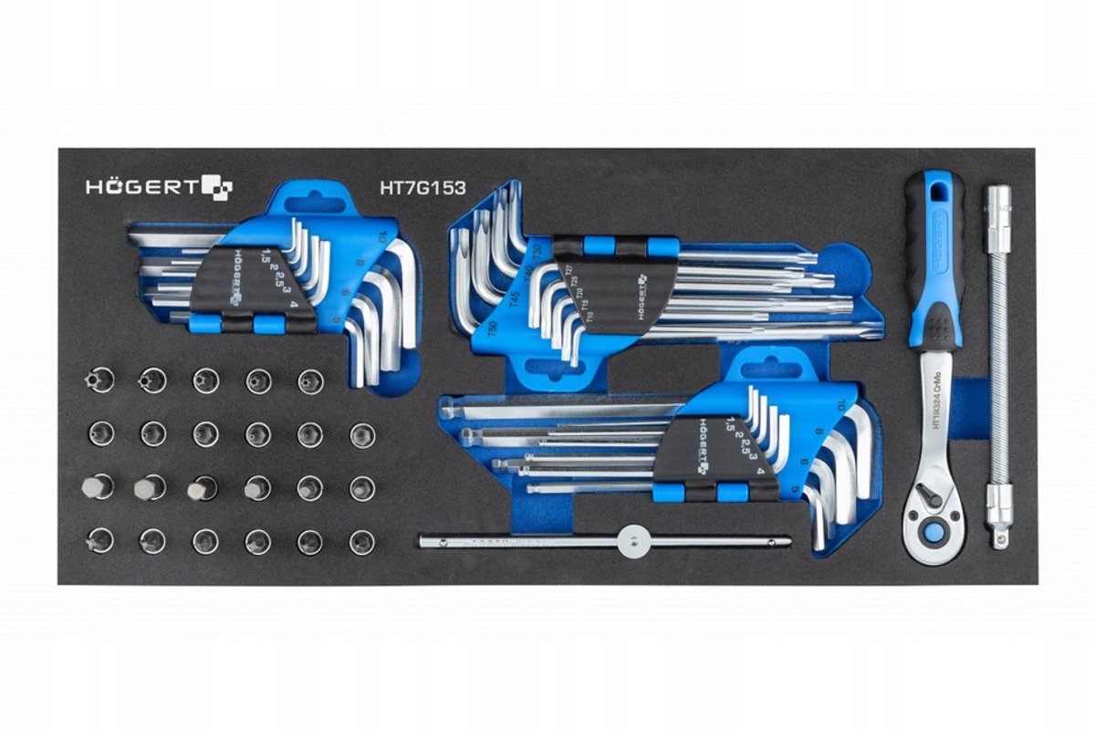 53-delige Torx Inbus Dop Set met Lange en Korte Bits