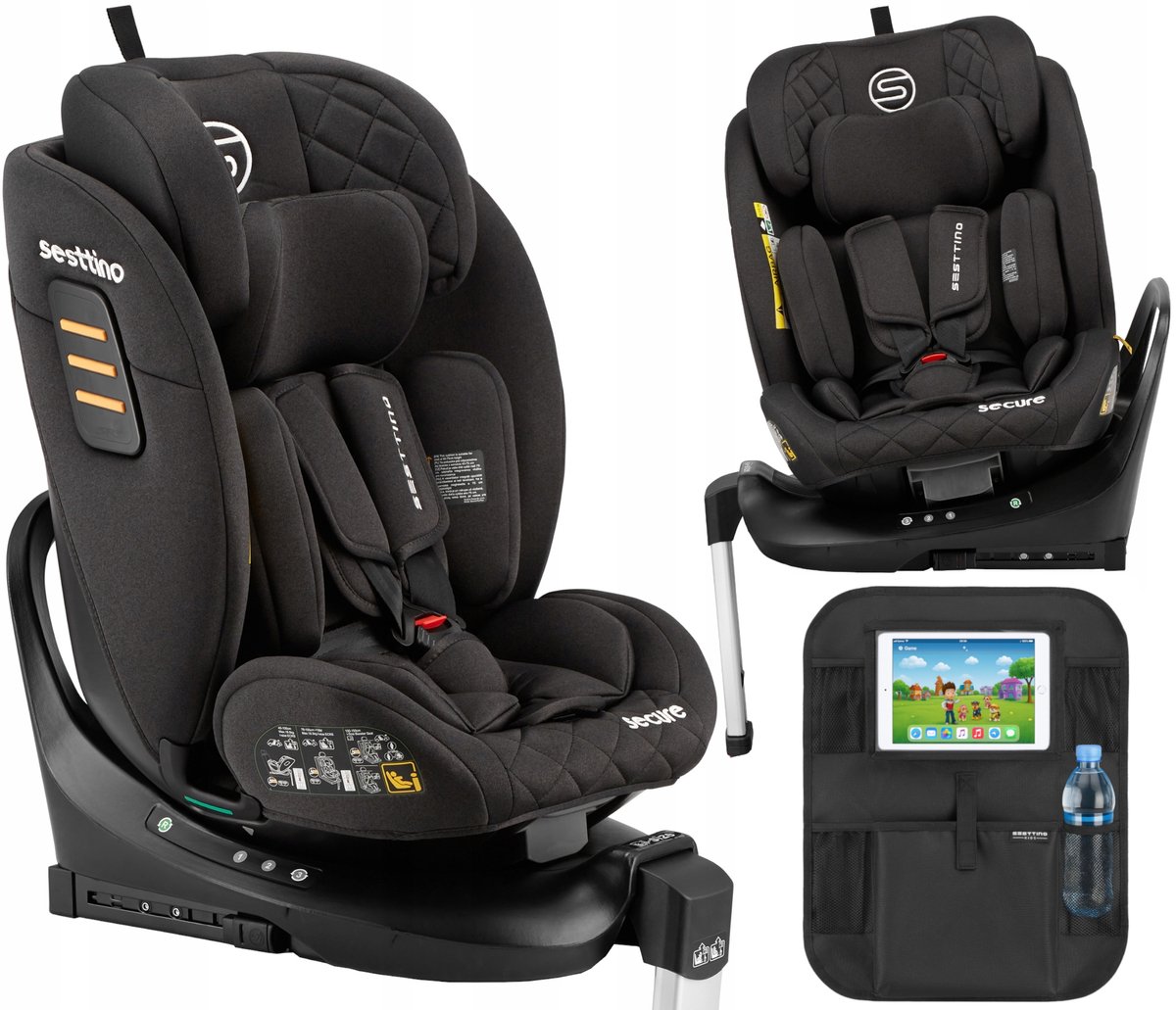 Sesttino i-Size Autostoel 40-150cm 0-36kg Draaibaar 360° ISOFIX