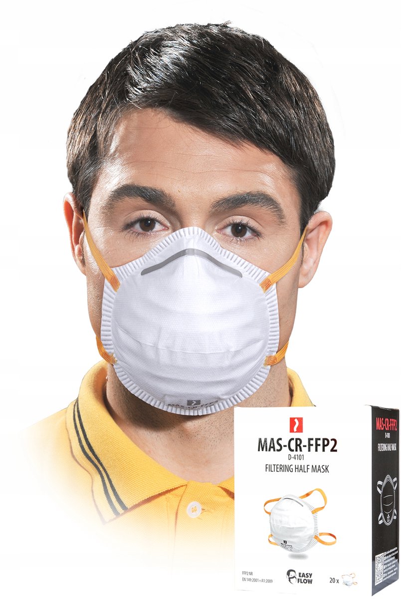 Reis FFP2 Halfmasker Anti-smog Stof Druk Metaal Mist Ozon