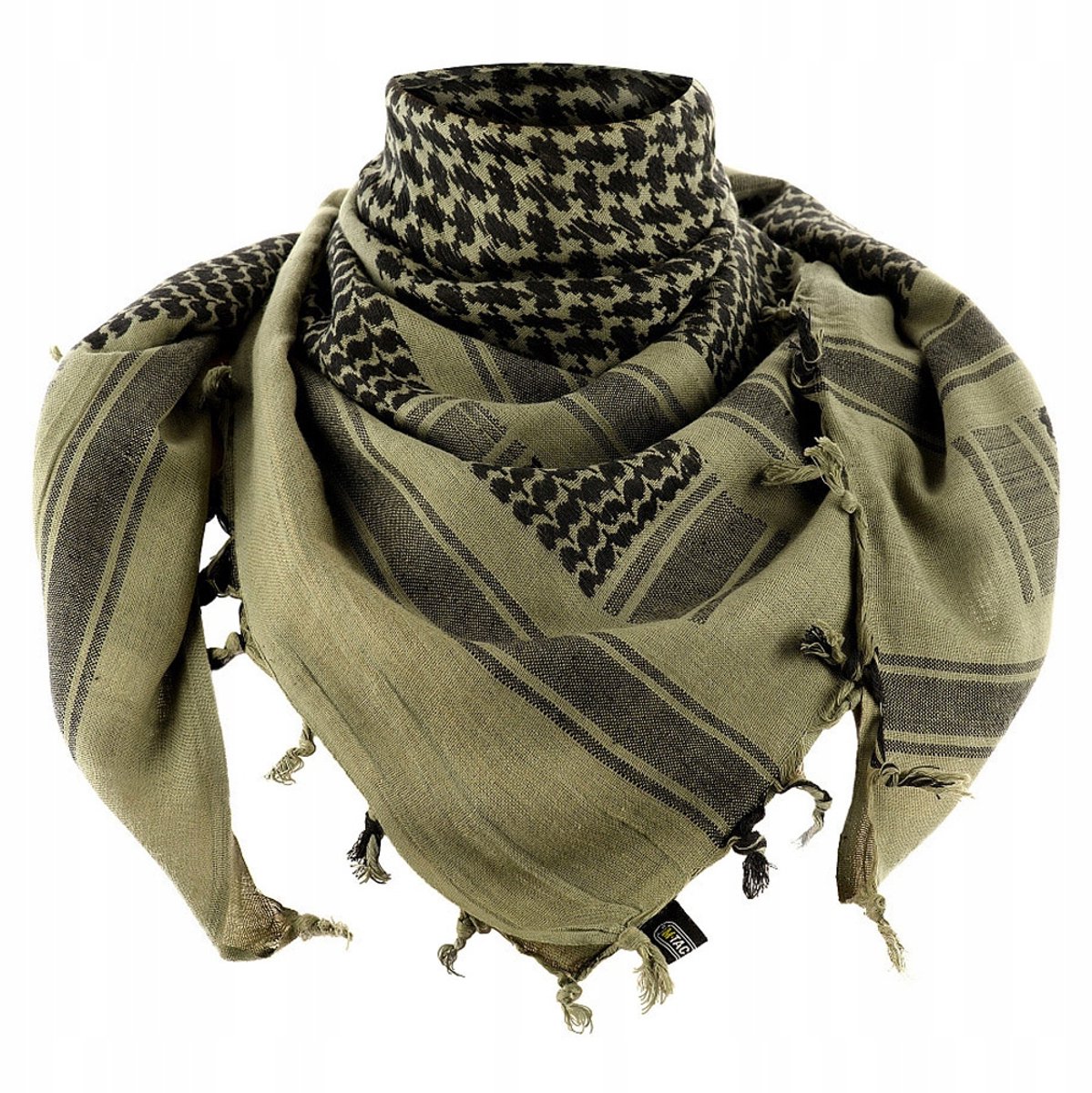 M-Tac Dense Shemagh / keffiyeh, foliage groen-zwart