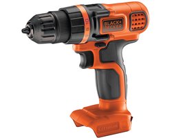 BLACK+DECKER 18V schroef-/boormach. - zonder accu en lader - BDCDD18N-XJ