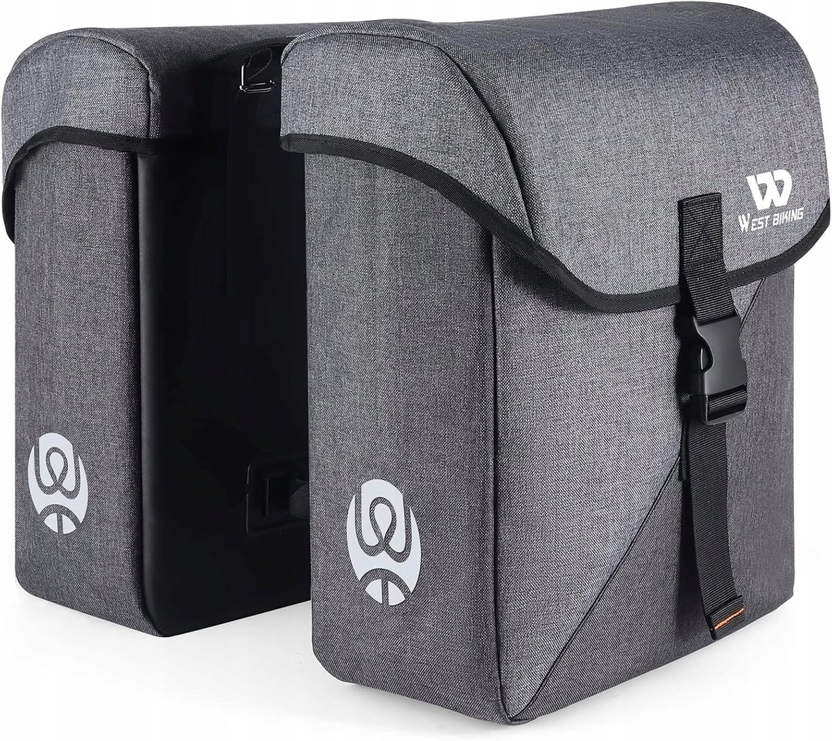Dubbele fietstas 35L ICOCOPRO - Ruimte voor elke rit
