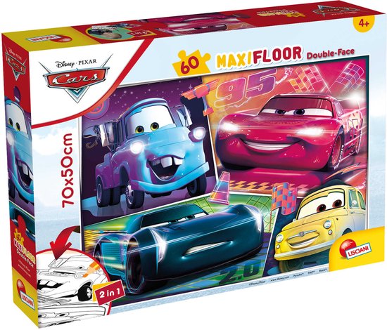 Lisciani - Puzzel - Disney Cars 3 - Maxi vloerpuzzel 60 stuks | bol