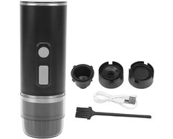 Draagbare Koffiemaker - Oplaadbare Mini Batterij Espresso Machine - Volledig Automatische Koffiemaker Compatibel met Pods en Gemalen Koffie voor Reizen - Camping - Kantoor - Thuis