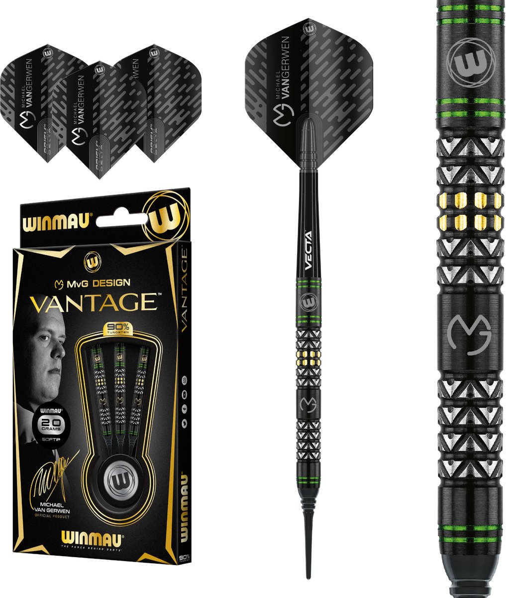 Winmau Michael van Gerwen Vantage 90% - Soft Tip Darts