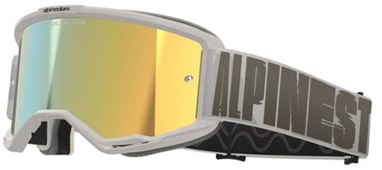 Alpinestars Vision 5 Hollow Crossbril - Wind - Lens spiegel goud — afbeelding 3