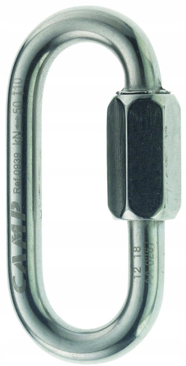 Camp Oval Quick Link Karabijn 8mm Roestvrij Staal
