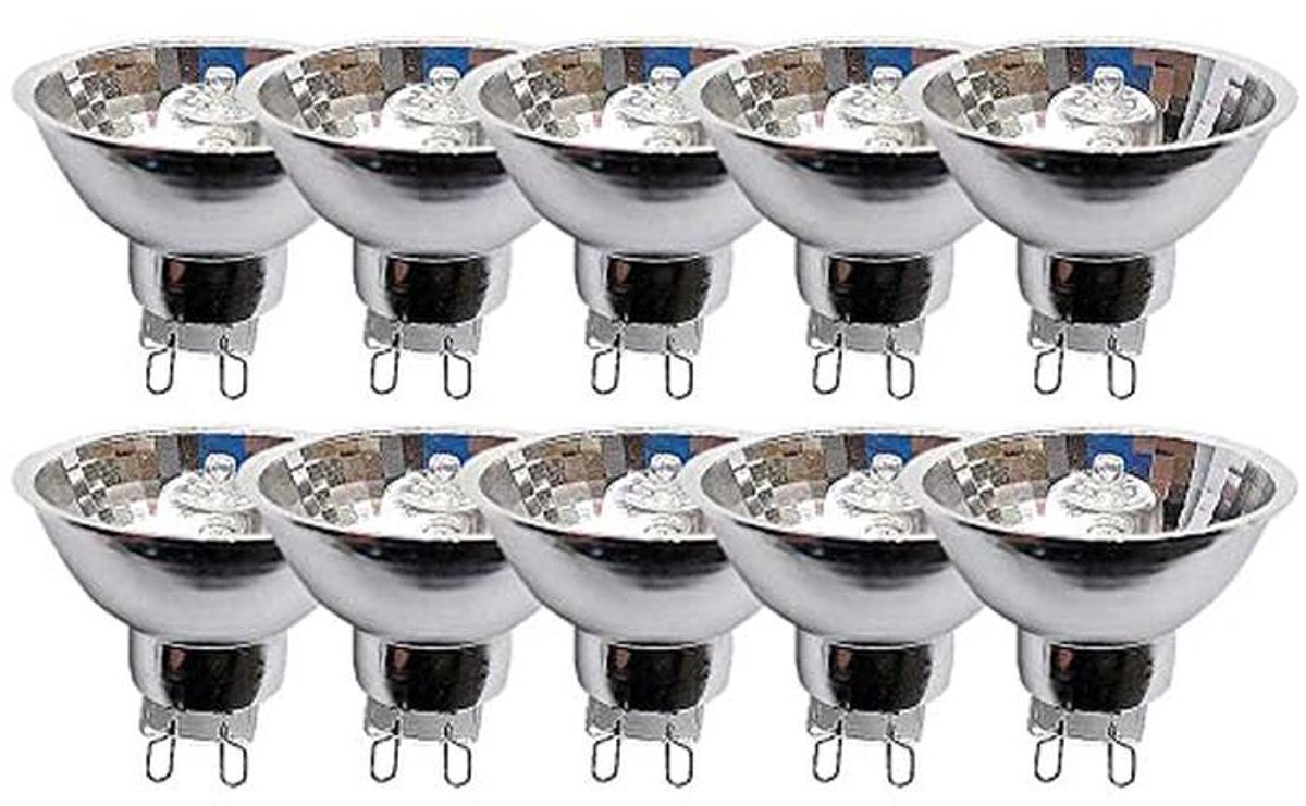 Halogeenlamp Reflector 40W G9 Dimbaar 310lm Warm Wit 2700K - 10 Stuks