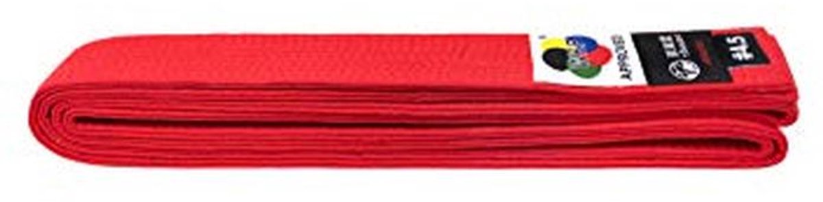 Kumite Karate Riem voor Volwassenen - Rood, 305 cm