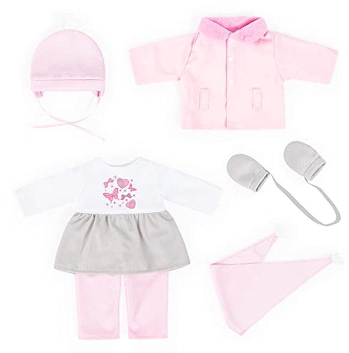 Doll clothes multipiece voor poppen – Speelgoed voor creatief rollenspel