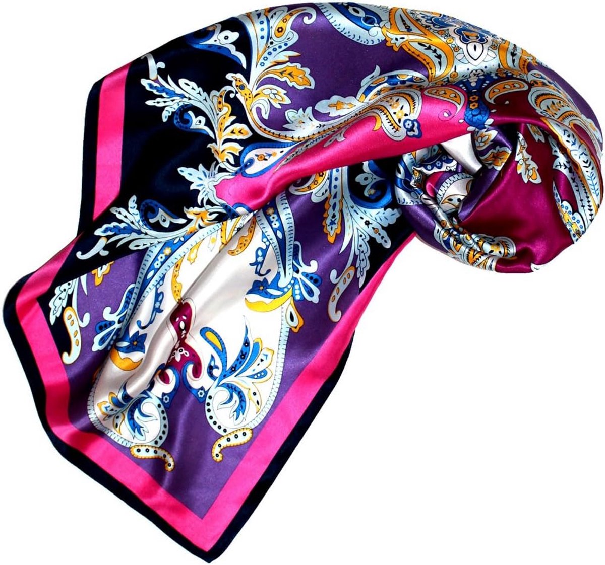 Zijden doek damesdoek 100% zijde met paisleypatroon sjaal