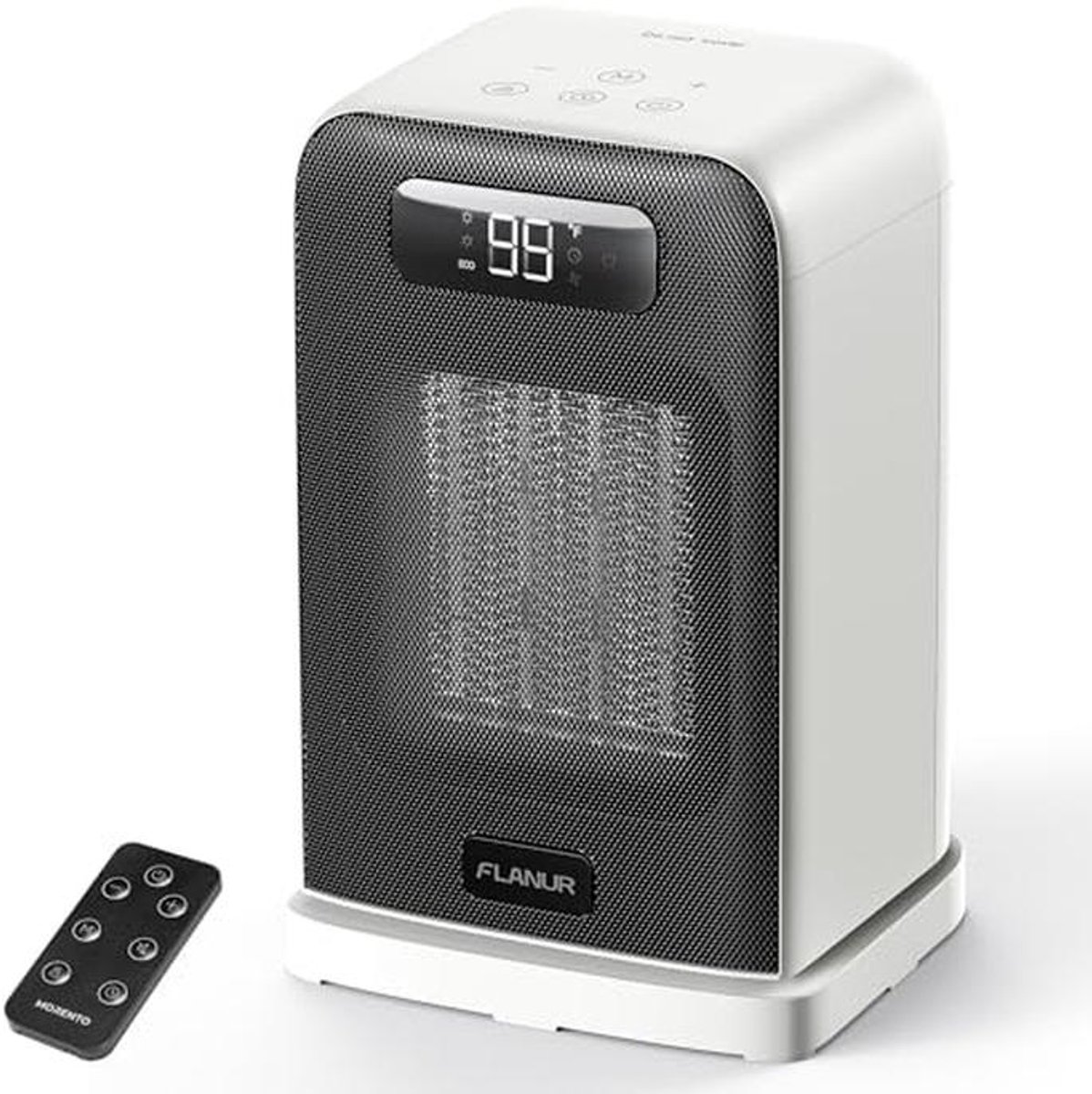 Energiezuinige 1500W PTC Keramische Verwarming Ventilator met Thermostaat en Eco Modus