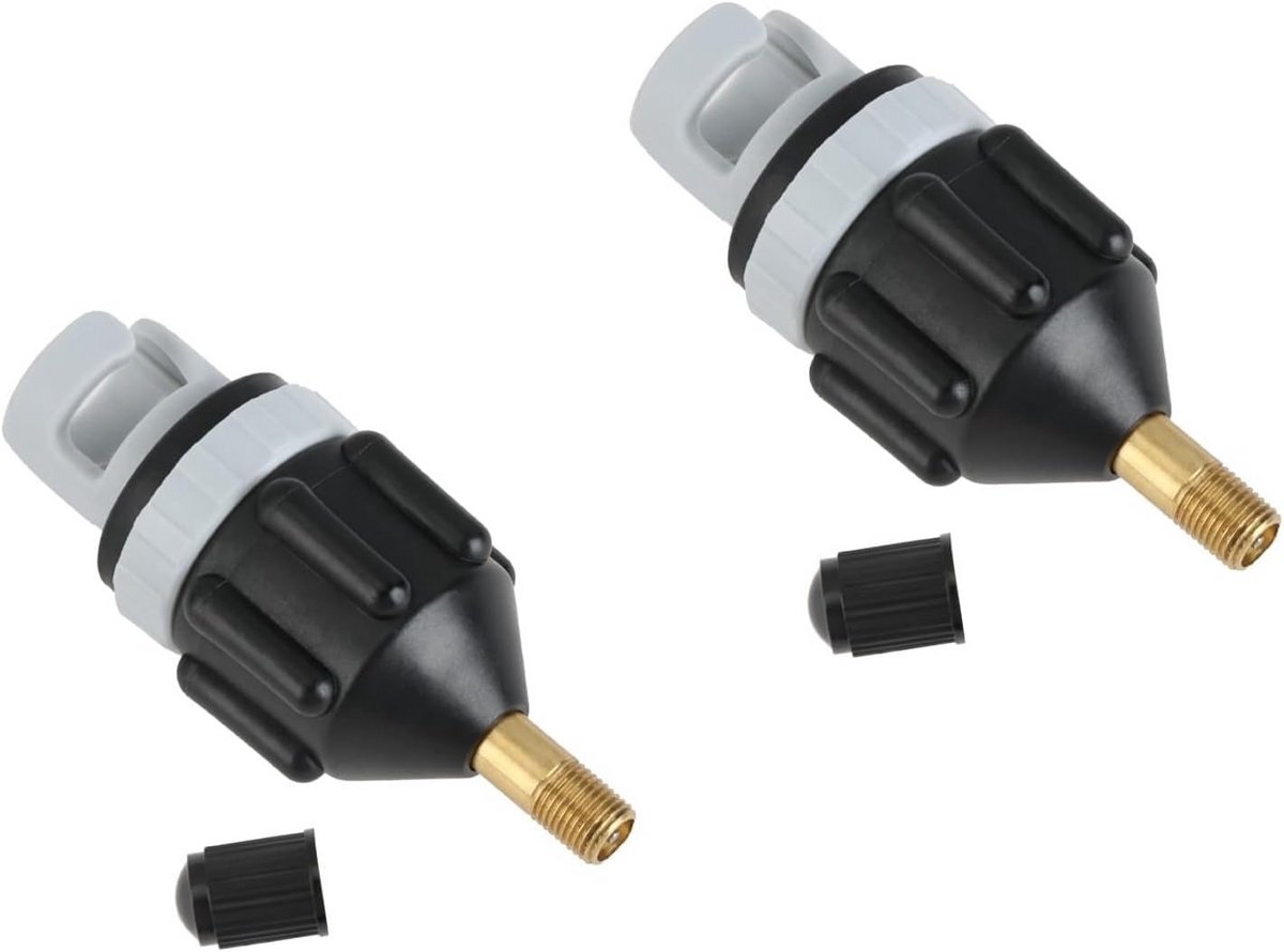 2x Ventieladapter Set voor SUP, Opblaasboot en Kajak - Universele Hoge Druk Adapter voor Pomp en Compressor
