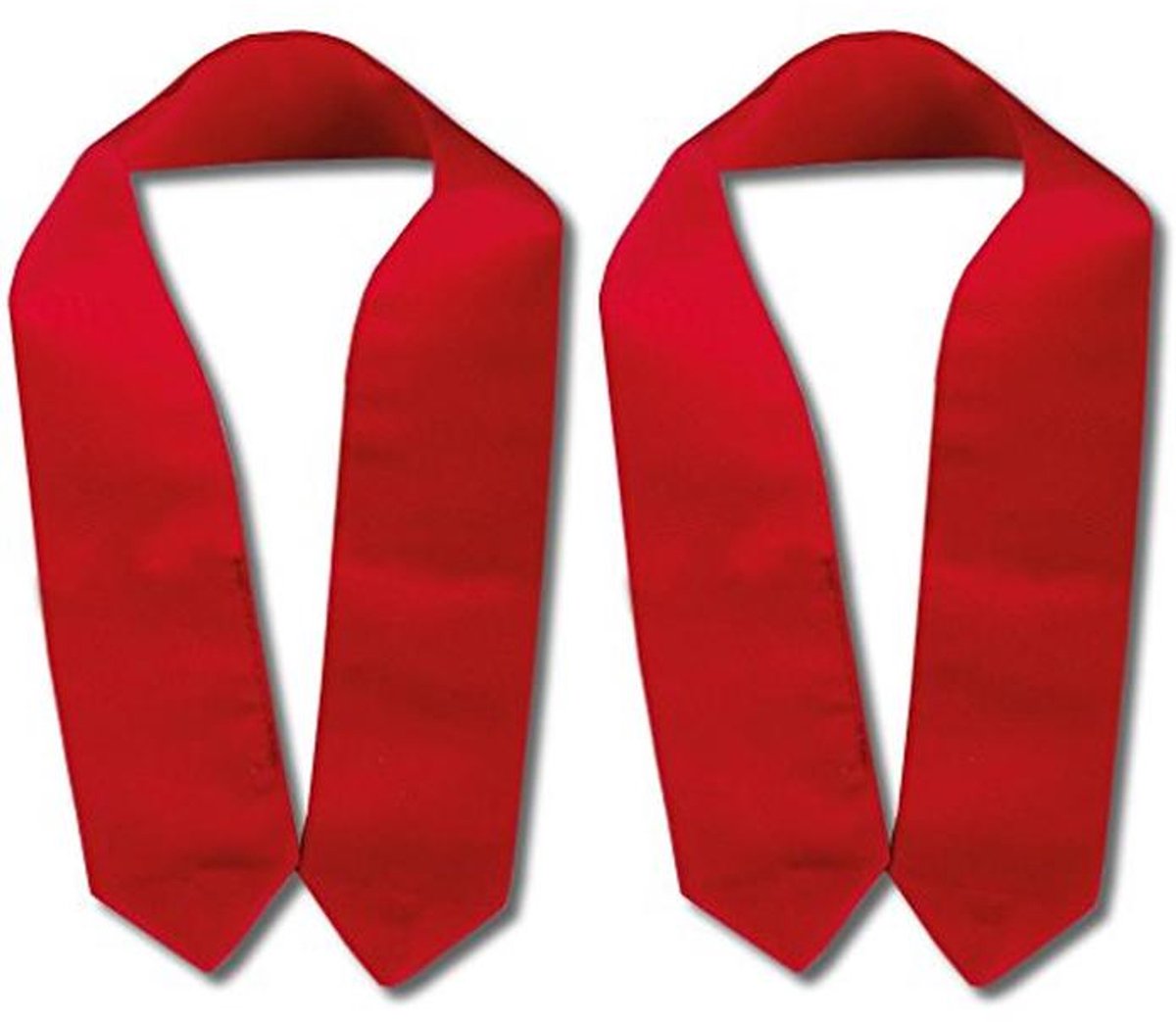 Set van 2 Embrasses voor Gordijnen met Bevestigingsogen - Rood
