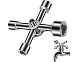 Driehoekige sleutel voor afsluitpalen en pollers - 5 maten - Universele schakelkastsleutel - Vuilnisbak openingssleutel