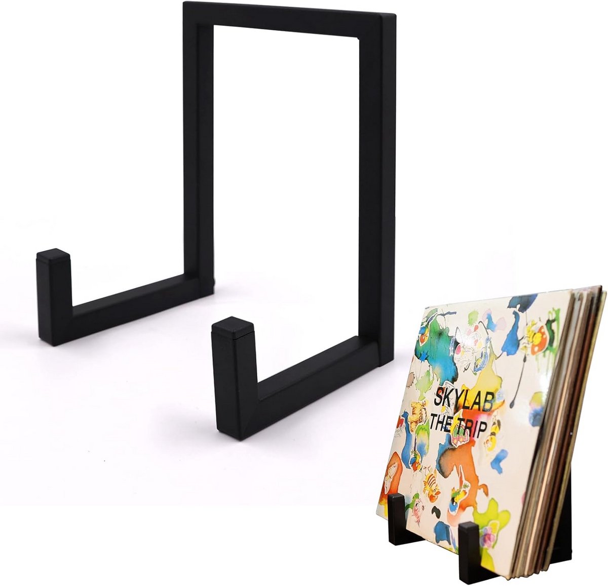 Metalen Tafelblad Standaard voor Vinyl Platen Opslag Display