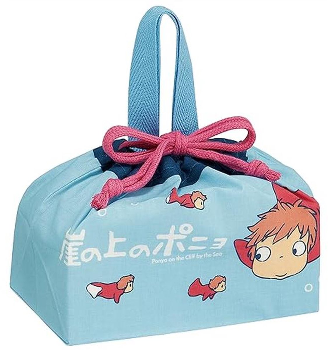 Ponyo Bento Trekkoord Tas - Magische Lunchervaring met Tekenrekken