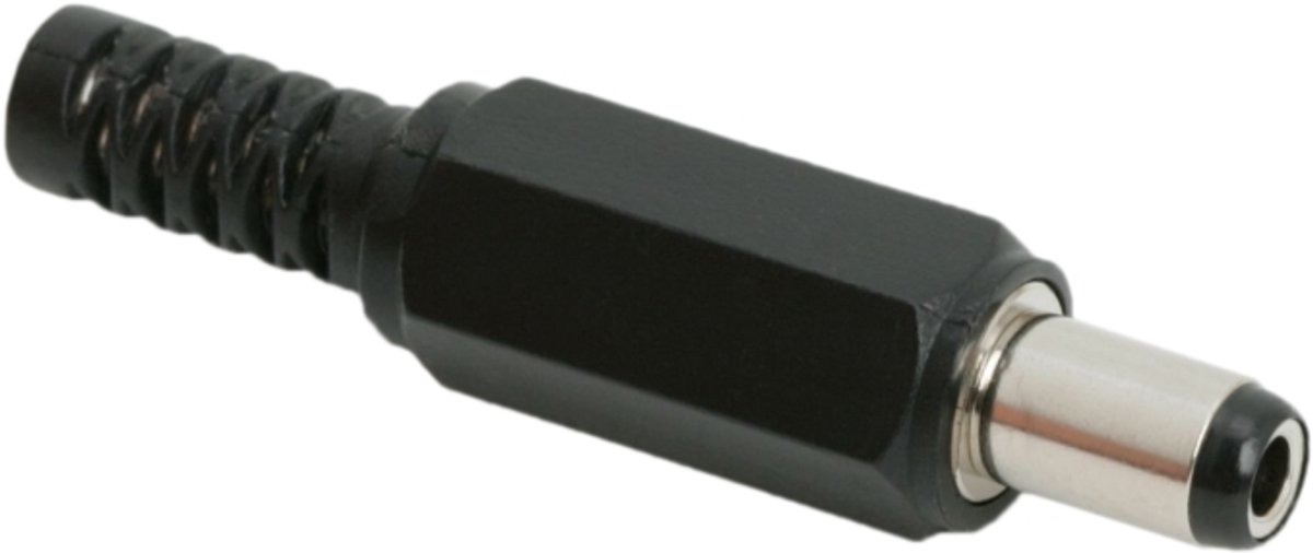 5x DC Stekker 5.5×2.5 mm met Trekontlasting – DC Plug Kunststof – Voeding Connector – Kabelontlasting – 5 Stuks [05148]