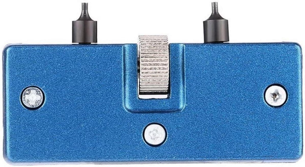 Universele Verstelbare Horlogekast Opener - Verstelbaar 8-57 mm - Handig Hulpmiddel voor Horlogereparatie - Blauw