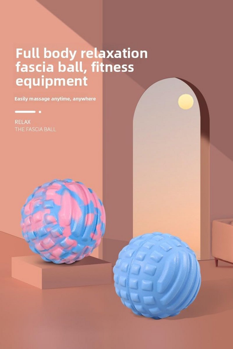 Fascia Bal voor Spierontspanning en Massage - Voet, Nek, Schouder, Taille, Lichaam, TPE, 7 cm