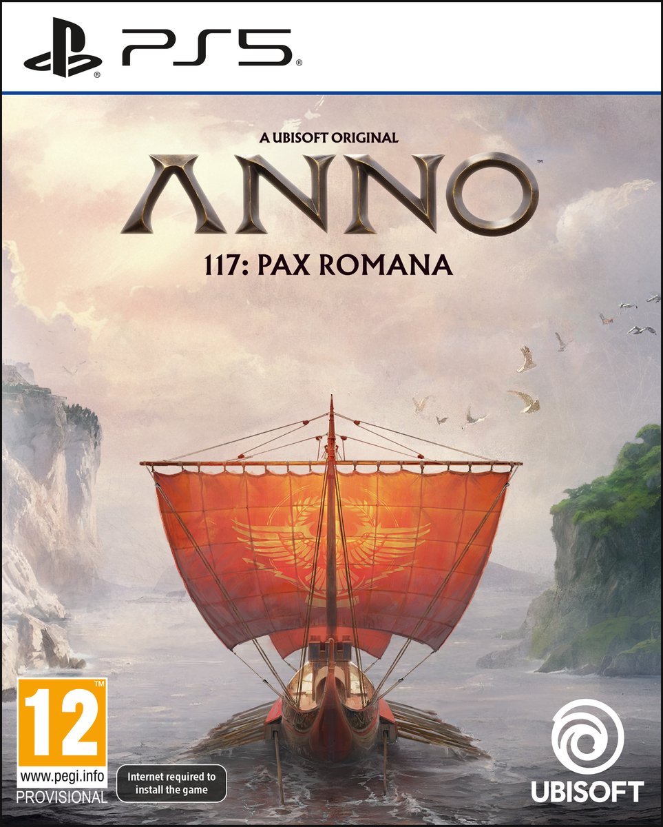 Ubisoft Anno 117: Pax Romana (PS5) Standaard Vereenvoudigd Chinees, Traditioneel Chinees, Duits, Engels, Spaans, Frans, Italiaans, Japans, Koreaans, Pools, Portugees, Russisch PlayStation 5