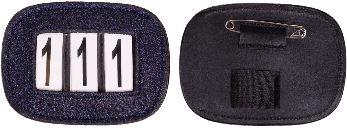 QHP - Nummerhouder Shine - Navy