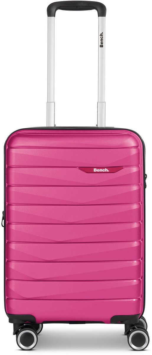 Bench Paris 4 wielen Cabinewagen S 55 cm met uitbreidingsplooi - Harde bagage - TSA slot - arctic-pink