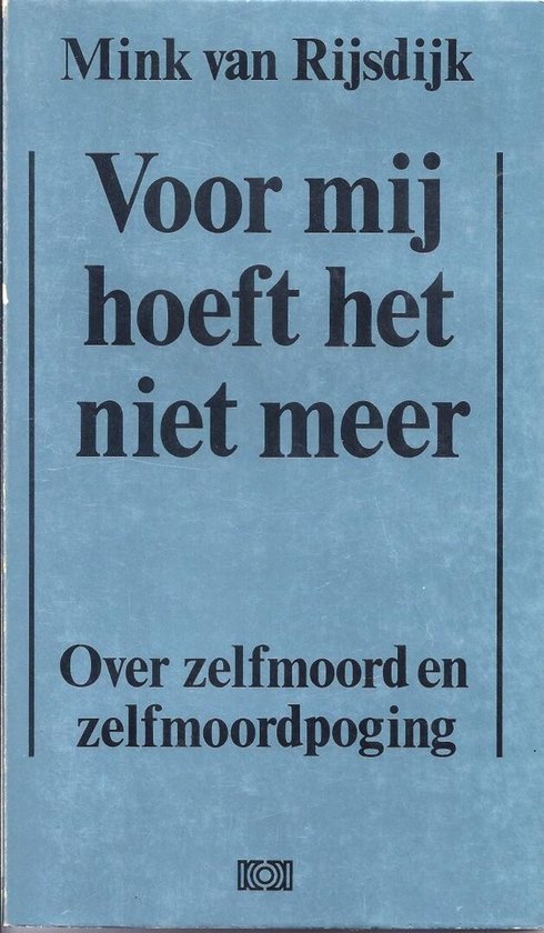 Voor mij hoeft het niet meer