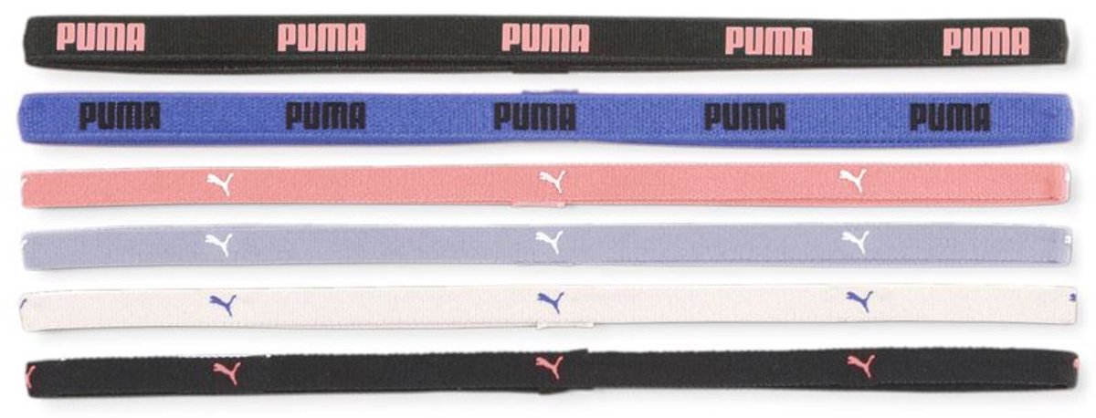 Sporthoofdbanden Puma Bij Sportbands 6 Stuks Mix Multicolor