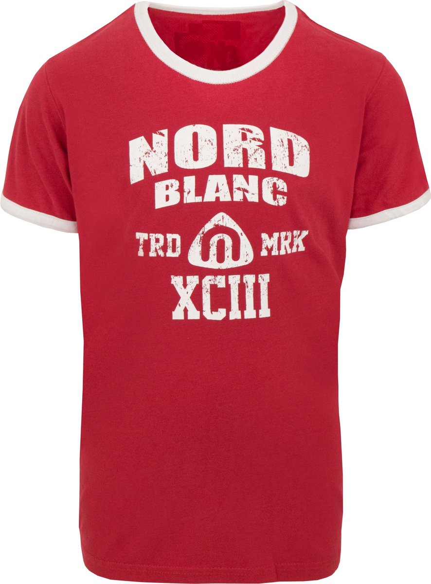 Nordblanc Kinder T-shirt met korte mouwen Rood - 146