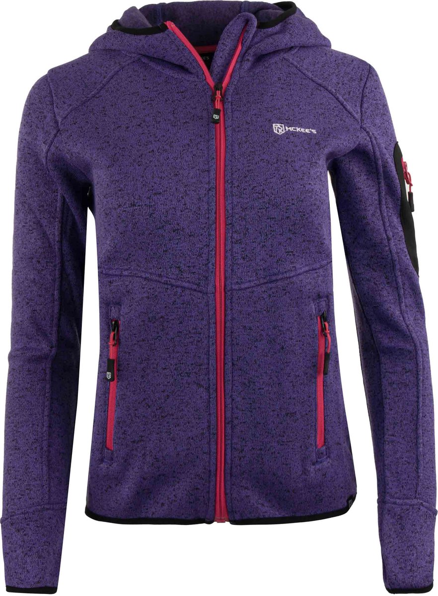 Damessweater Mckees Badia Violet-melange Paars - XS