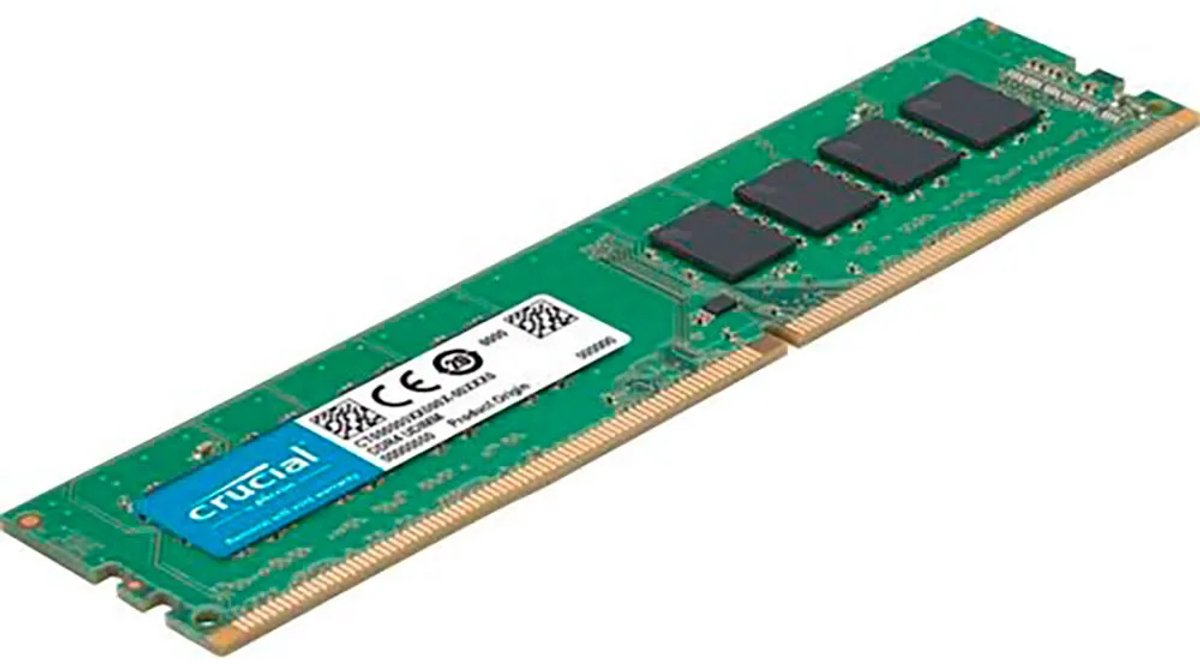 Crucial RAM-geheugen - 8GB DDR4 DIMM - 3200MHz - CT8G4DFRA32A | bol