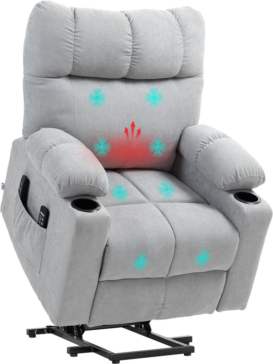 HOMCOM Multifunctionele Massagestoel met Opsta-Functie - HOMCOM - €539,90