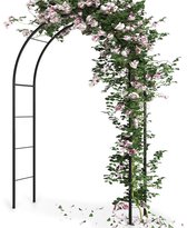 Arche de jardin Métal 145x235 cm - Arche à roses - Arche végétale - Arche fleurie - Support végétal