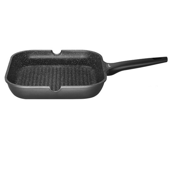 Sola 60% Fair Cooking - Grillpan - Ø 28 cm - Zwart/wit
